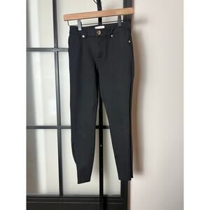 Ted Baker Women's Size 0 Black Zippered Ankles Stretch Trouser Pants